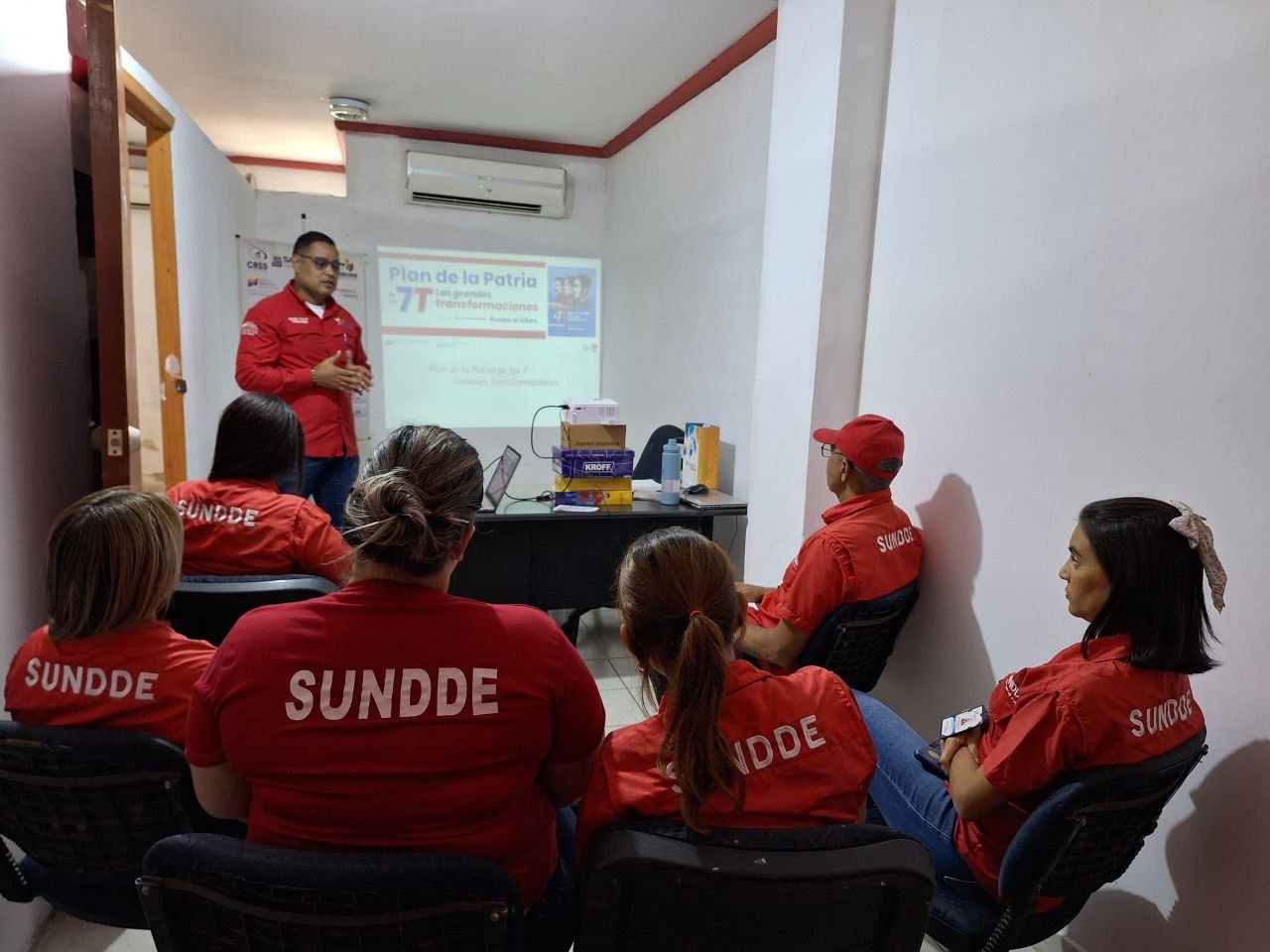 Coordinaciones estadales de la Sundde imparten taller sobre las 7T para la acción transformadora