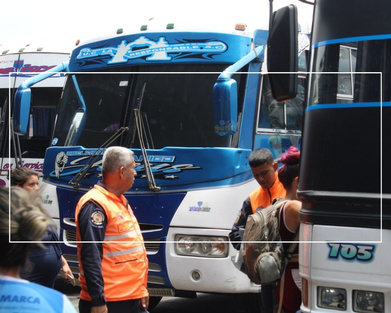 Supervisan dispositivo “Semana Santa Segura 2026” en Terminal La Bandera