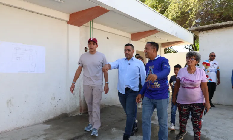 Inspeccionan avances en la remodelación de espacios socioproductivos de Caraballeda